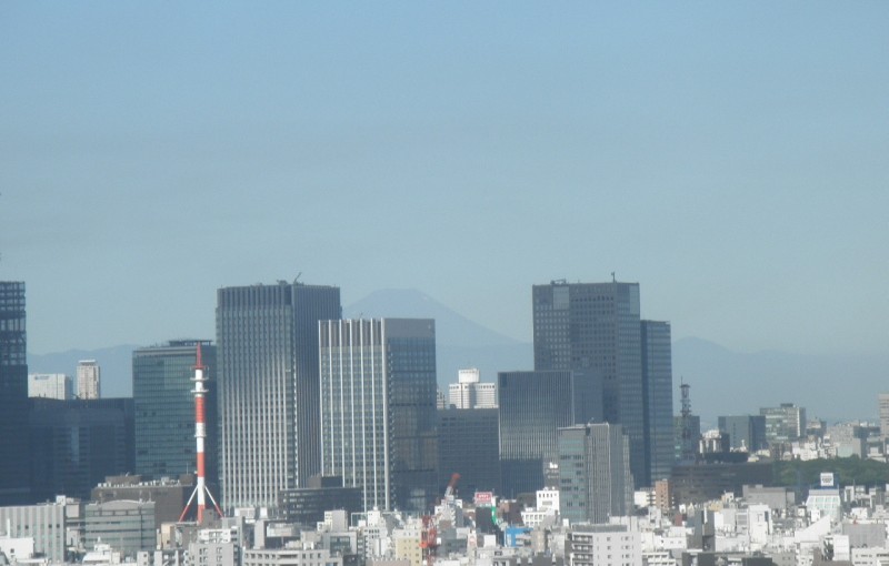 「富士山の見える町」